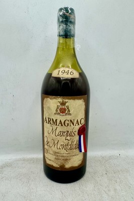 Lot 137 - 1 magnum 1946 Marquis de Montdidier Armagnac