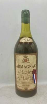 Lot 140 - 1 magnum 1948 Marquis de Montdidier Armagnac