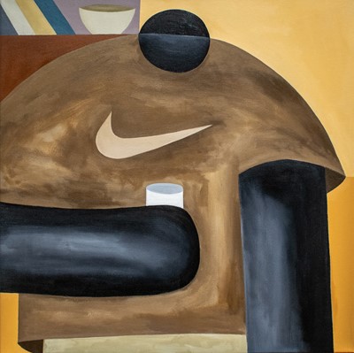 Lot 78 - Kpe Innocent (Ghanaian 1994-), 'Wisdom And The New Cool', 2021