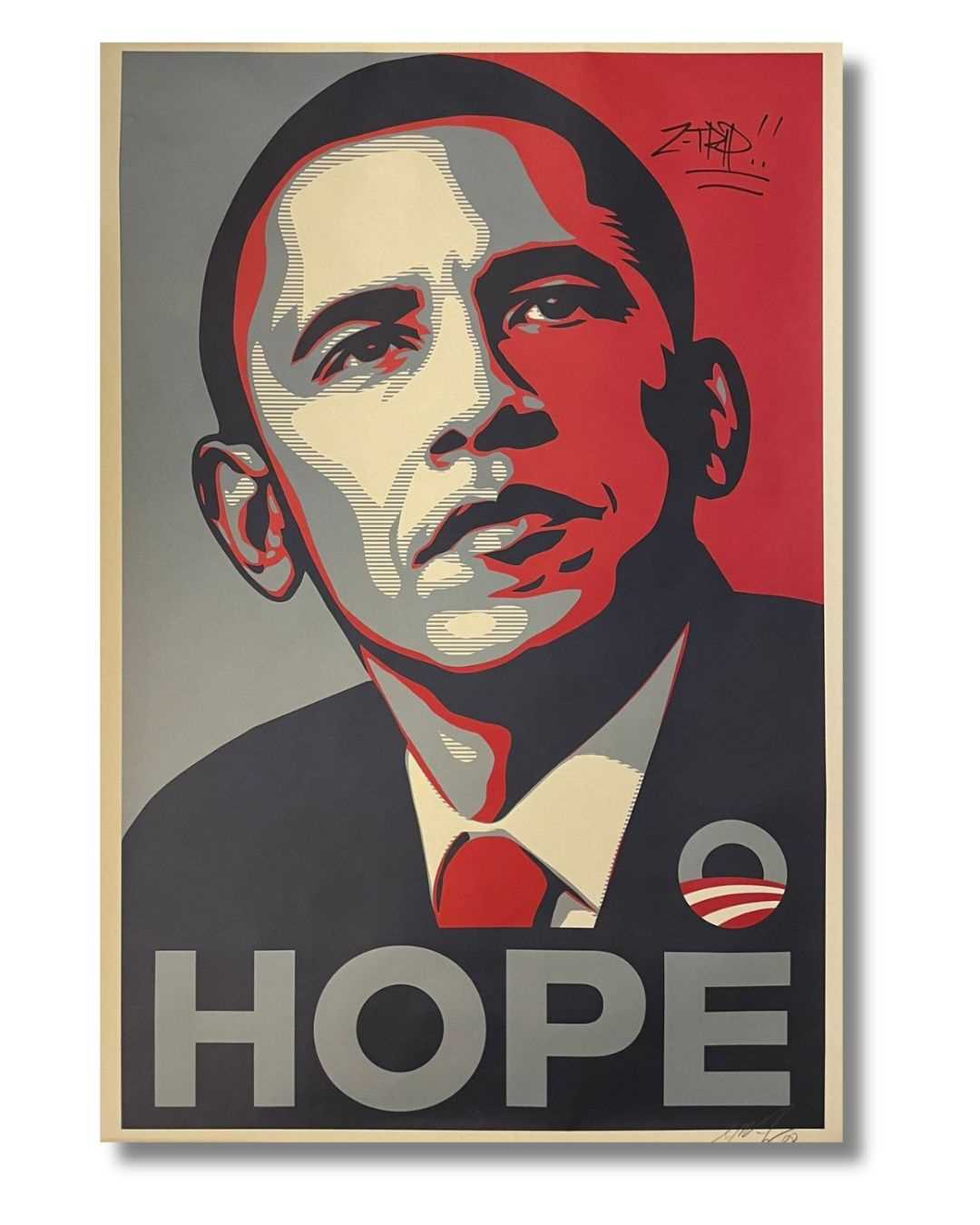 Lot 292 - Shepard Fairey (American 1970-), 'Hope', 2008