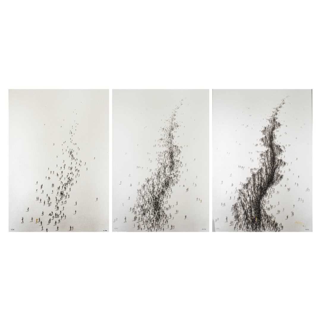 Lot 197 - Pejac (Spanish 1977-), 'Hope (Triptych)', 2024