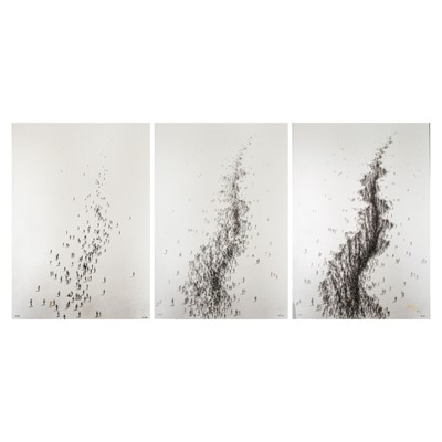 Lot 197-Pejac (Spanish 1977-), 'Hope (Triptych)', 2024