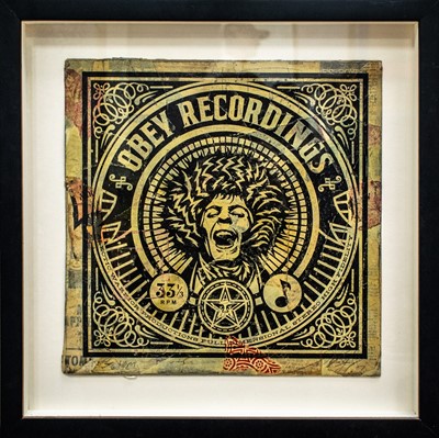 Lot 285-Shepard Fairey (American 1970-), 'Electric Warrior', 2007