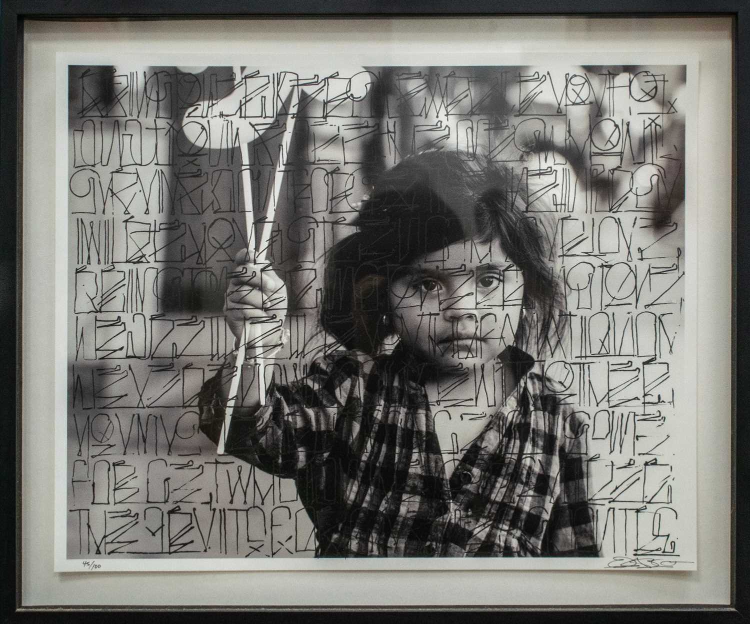 Lot 282 - Retna (American 1979-), 'Future In Her Eyes', 2010