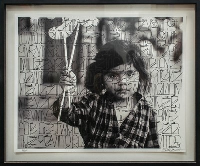 Lot 282-Retna (American 1979-), 'Future In Her Eyes', 2010
