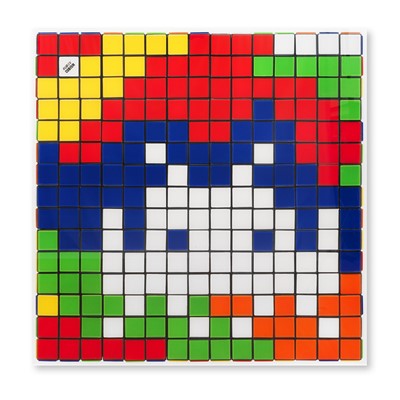 Lot 284 - Invader (French 1969-), 'Rubik Camouflage', 2023