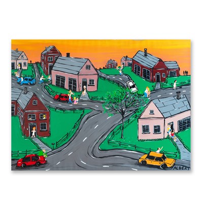 Lot 147-Albert Willem (Belgian 1979-), 'Coming Home After Work', 2019