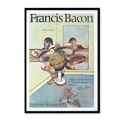 Lot 63 - Francis Bacon (British 1909-1992), 'Exhibition Poster Gallerie Claude Bernard', 1977