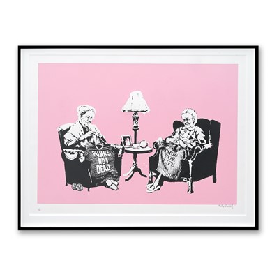 Lot 184-Banksy (British 1974-), 'Grannies', 2006
