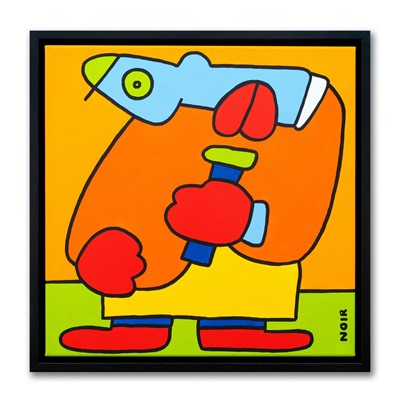 Lot 206 - Thierry Noir (French 1958-), 'With My Roaring Voice, I Try To Surprise My Audience With Some Acoustic Distortions', 2019