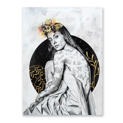Lot 255 - Snik (British Duo), 'Sunlight Splinter (Gold)', 2019