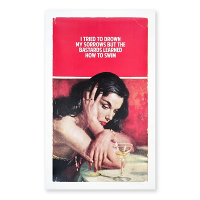 Lot 14 - Connor Brothers (British 1968-), ‘I Tried To Drown My Sorrows But The Bastards Learned How To Swim’, 2015