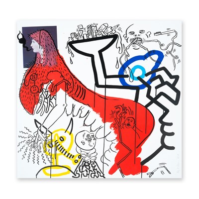 Lot 194 - Keith Haring (American 1958-1990), 'Apocalypse 4', 1988