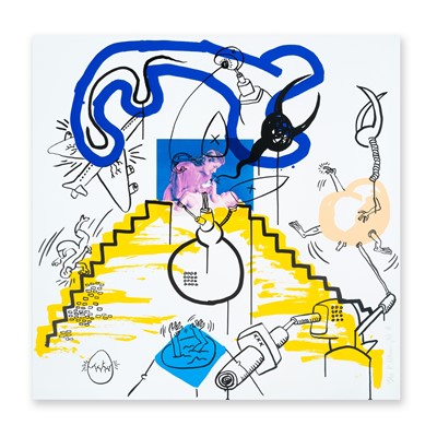 Lot 193-Keith Haring (American 1958-1990), 'Apocalypse 3', 1988
