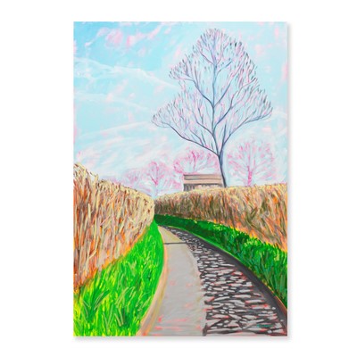 Lot 139a-Duncan McCormick (British 1977-), 'Winter Hedgerows', 2024