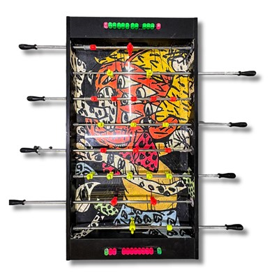 Lot 196 - BAST (American 1952-2021), 'Foosball Table', 2010
