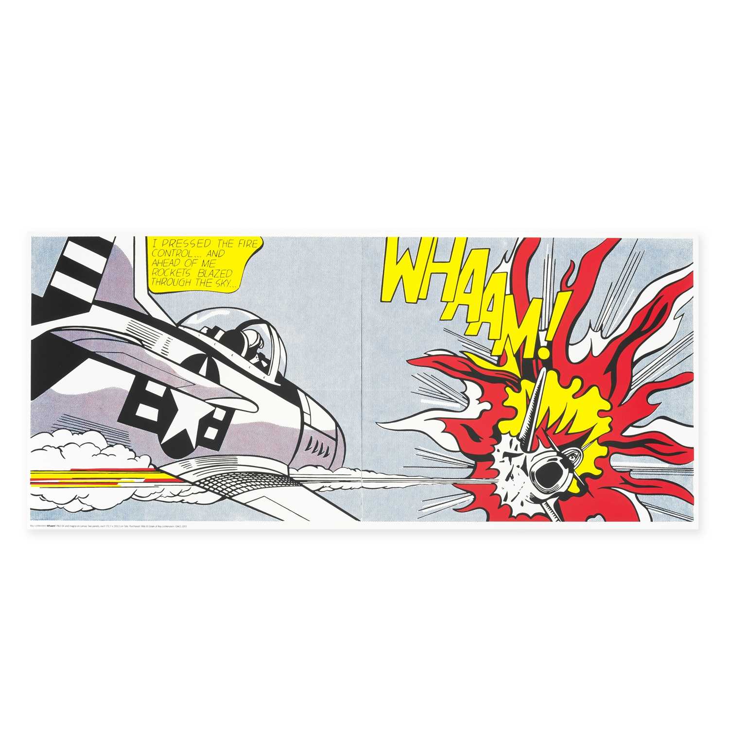 Lot 84 - Roy Lichtenstein (American 1923-1997), 'Whaam!', 1963/2013