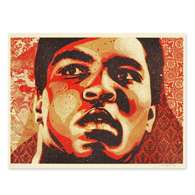 Lot 253 - Shepard Fairey (American 1970-), 'Muhammad Ali', 2006