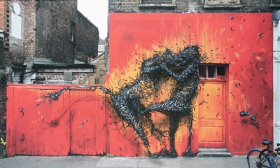 Lot 319 - DALeast (Chinese b.1984), 'Battle - Original Of Wall #5', 2013, unique