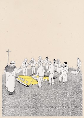 Lot 201 - BLU (Italian), 'Funeral', 2007