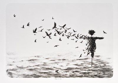 Lot 184 - Pejac (Spanish 1977-), 'Scattercrow (Hand Finished Edicioń Especial)', 2017