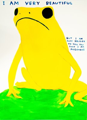 Lot 40 - David Shrigley (British 1968-), 'I Am Very Beautiful', 2025