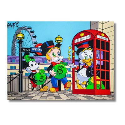 Lot 194 - Alec Monopoly (American 1986-), 'London Money Bags', 2025