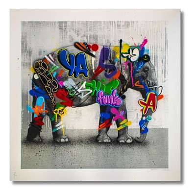 Lot 239 - Martin Whatson (Norwegian 1984-), 'Elephant (Hand-Finished)', 2023
