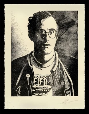 Lot 288 - Shepard Fairey (American 1970-), 'Art Is For Everybody (Keith Haring)', 2020
