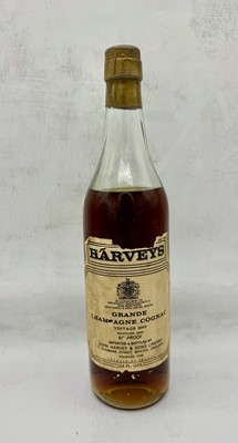 Lot 122 - 1 bottle 1893 Harvey's Grande Champagne Cognac