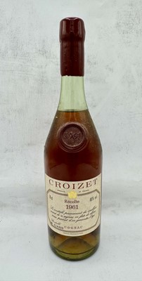 Lot 124 - 1 bottle 1961 Croizet Cognac