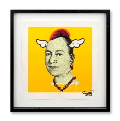 Lot 210 - D*Face (British 1978-), 'More Punk Than You Punk (Orange)', 2009