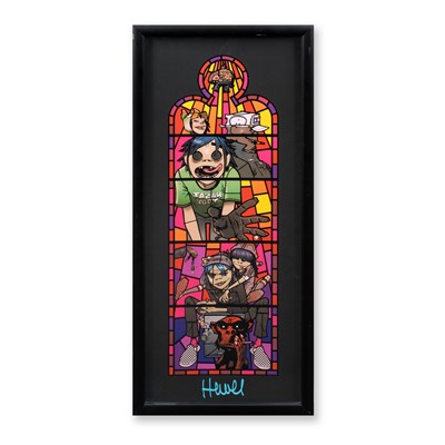 Lot 235 - Jamie Hewlett (British 1968-), 'Stained Glass Window (Small, Left)', 2005