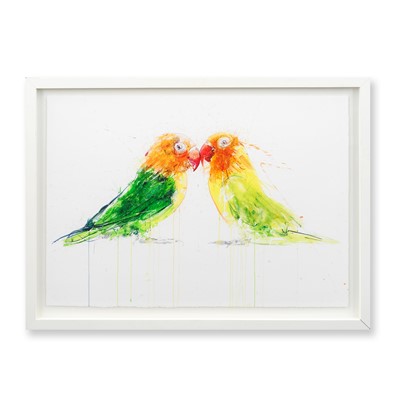 Lot 39 - Dave White (British 1971-), 'Love Birds', 2017