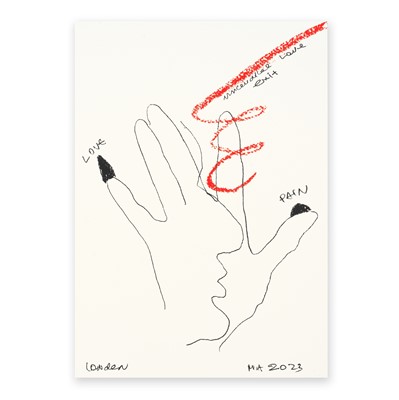 Lot 138 - Marina Abramović (Serbian 1946-), 'Unconditional Love', 2023