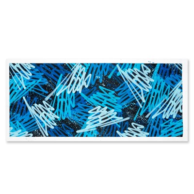 Lot 283 - Seen (American 1961-), 'Original Painting 7730 (Multi Tags Jumbo Size)', 2022