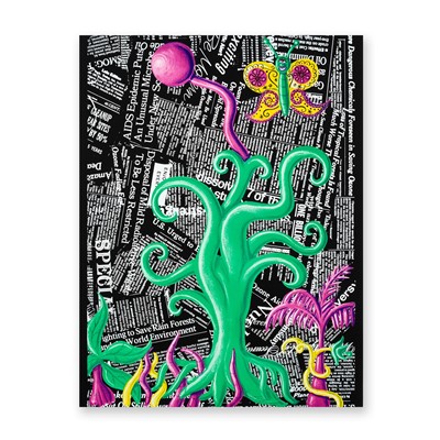 Lot 130 - Kenny Scharf (1958-), 'Untitled from Columbus - In Search of a New Tomorrow', 1992