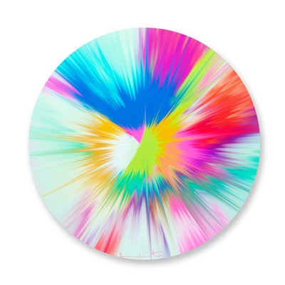 Lot 155 - Damien Hirst (British 1965-), 'Beautiful, Less Clear-Trimmest, Calm, Rambling Vapor Painting (H12-1)', 2023