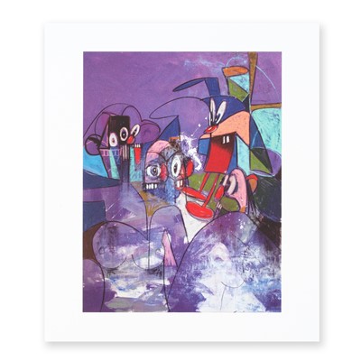 Lot 44 - George Condo (American 1957-), 'Plate 1, Comic Relief', 2011