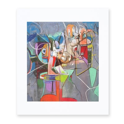 Lot 46 - George Condo (American 1957-), 'Plate 9, Heads and Toes', 2011