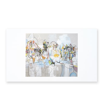 Lot 45 - George Condo (American 1957-), 'Plate 18, Parallel Figures', 2011