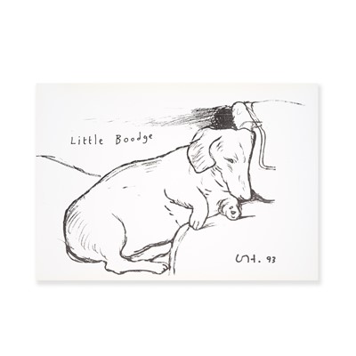 Lot 27-David Hockney (British 1937-), 'Little Boodge' 1993