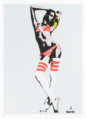Lot 104 - Bambi (British), ‘I’m Too Hot For My Burka (Red)’, 2014