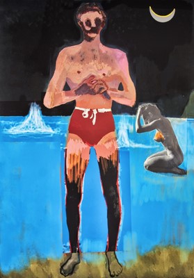 Lot 178 - Peter Doig (British 1959-), 'Bather For Seccession', 2020