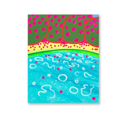 Lot 139-Duncan McCormick (British 1977-), 'Pool & Petals', 2022