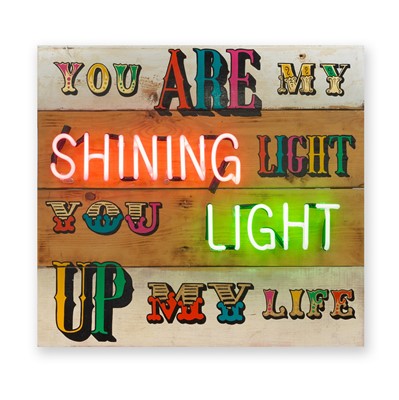 Lot 167 - Illuminati Neon (British 1965-), 'Shining Light', 2024