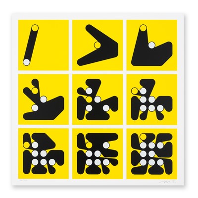 Lot 48 - Dmitri Cherniak (Canadian 1988-), 'Ringers #962 (The LACMA Iterations), 2023