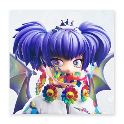 Lot 123 - Takashi Murakami (Japanese 1962-), 'Takashi Murakami x Clone X #3 Devil Ko², 2022