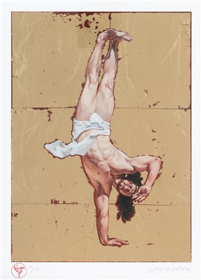 Lot 127 - Cosmo Sarson (British), ‘Breakdancing Jesus – The Salute’, 2019