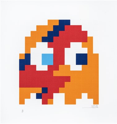 Lot 329 - Invader (French b.1969), 'Aladin Sane (Clyde)', 2014